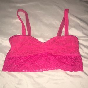Medium hot pink bralette